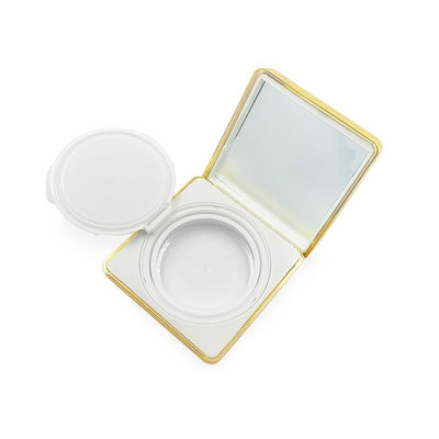 Ronde en plastique de fondation de coussin de finition Dewy Casse de voyage convivial réutilisable pour les cosmétiques emballage de soins de la peau