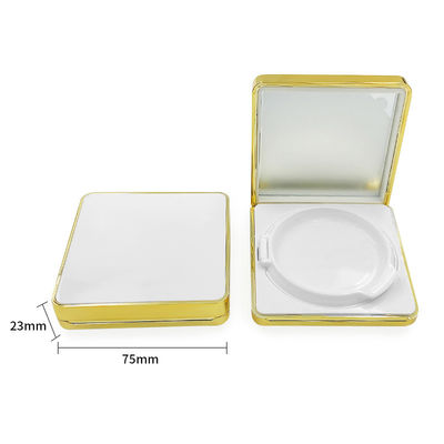 Ronde en plastique de fondation de coussin de finition Dewy Casse de voyage convivial réutilisable pour les cosmétiques emballage de soins de la peau