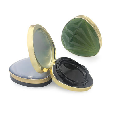 Casque de fondation de coussinet de fermeture à rayures rondes transparentes avec finition de couche