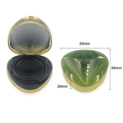 Casque de fondation de coussinet de fermeture à rayures rondes transparentes avec finition de couche