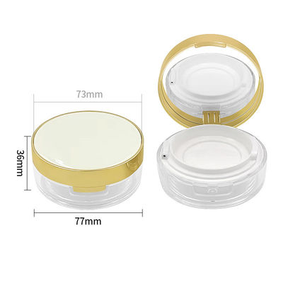 15 g boîtier en poudre transparente et vide pour poudre compacte