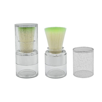 15g Torsion ouverte étui en poudre transparente et lâche pour une application de poudre de logo personnalisée durable