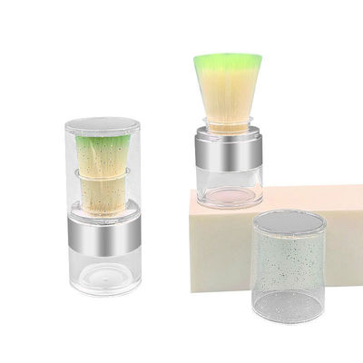 15g Torsion ouverte étui en poudre transparente et lâche pour une application de poudre de logo personnalisée durable