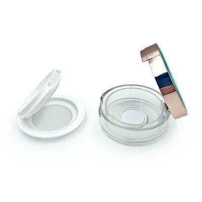 Casse en poudre transparente et recyclable avec logo - Mini taille pour poudre compacte
