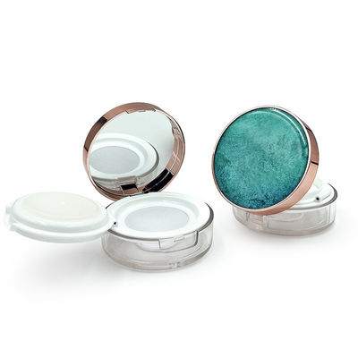 Casse en poudre transparente et recyclable avec logo - Mini taille pour poudre compacte