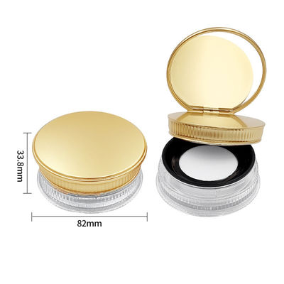 15 g boîtier en poudre vide recyclable en couleur transparente